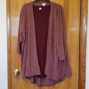 Lularoe Shirley and Old Navy luxe tee SET stretchy